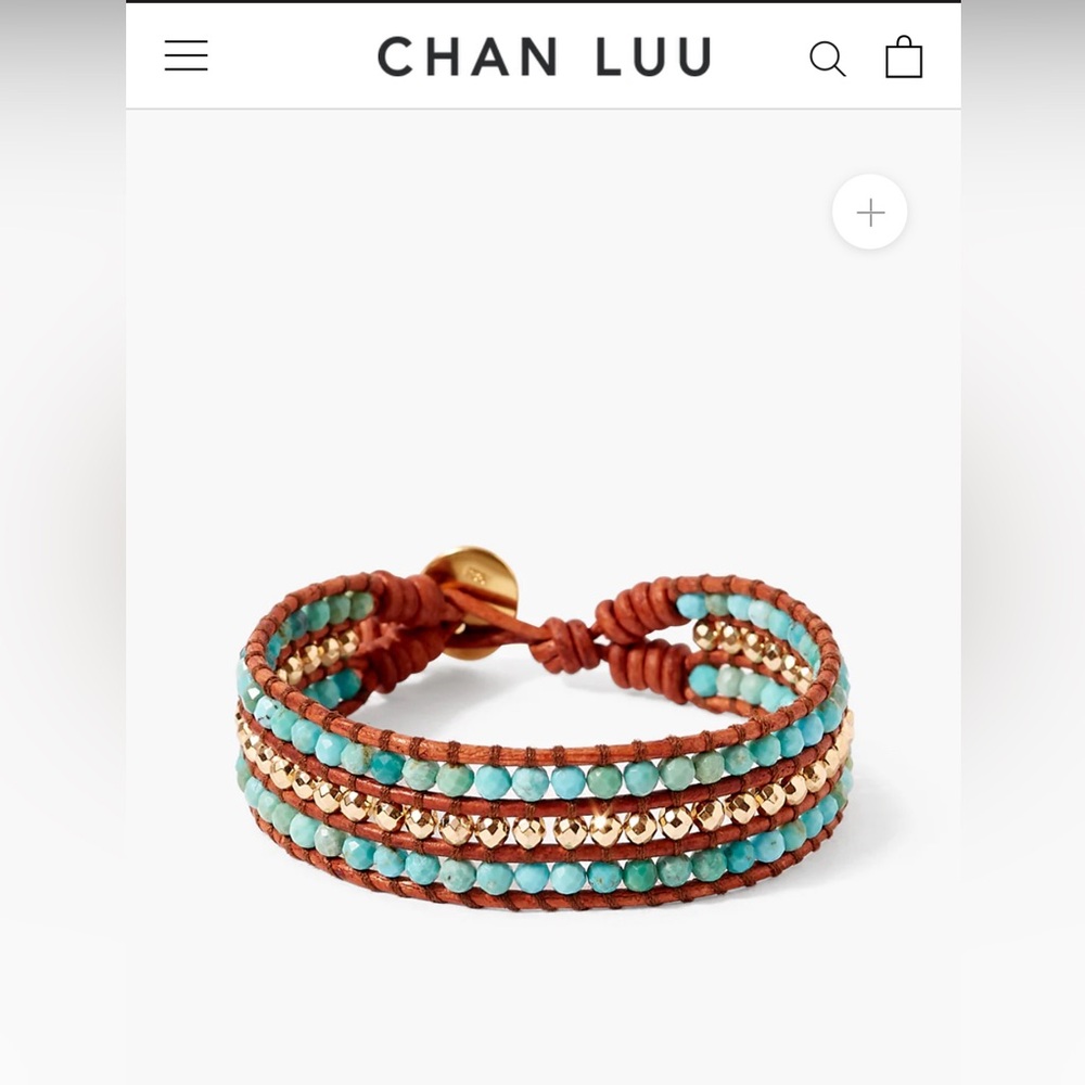 Brand new Chan Luu Sedona Cuff in turquoise one size fits all